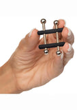 Nipple Grips Power Grip Crossbar Nipple Vices - Black/Silver