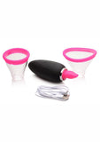 Inmi Lickgasm Mini 10X Licking & Sucking Rechargeable Silicone Clitoral Stimulator - Black/Pink