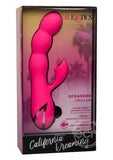 California Dreaming Oceanside Orgasm Rechargeable Silicone Clitoral Stimulator - Pink