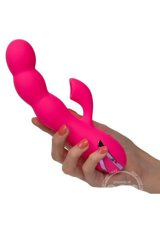 California Dreaming Oceanside Orgasm Rechargeable Silicone Clitoral Stimulator - Pink