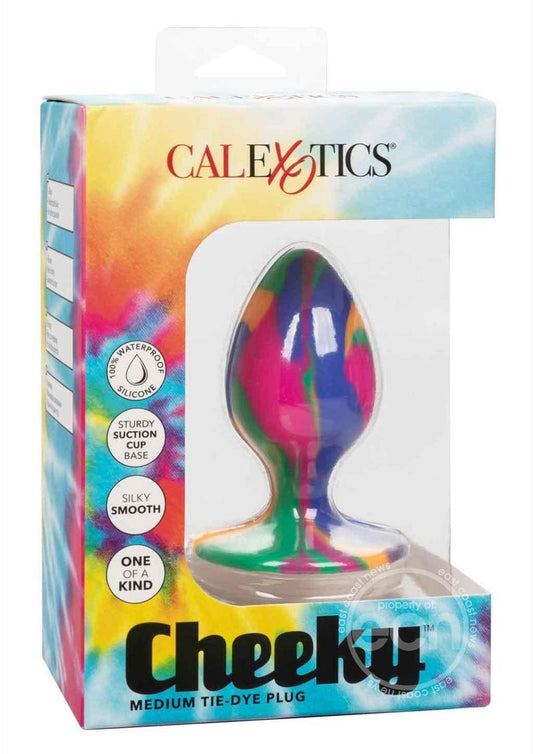 Cheeky Tie-Dye Silicone Plug Medium - Multicolor