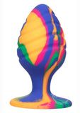 Cheeky Swirl Tie-Dye Silicone Plug Large - Multicolor