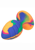 Cheeky Swirl Tie-Dye Silicone Plug Large - Multicolor