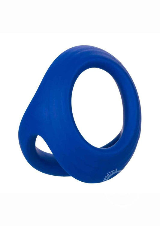 Admiral Cock & Ball Silicone Dual Ring - Blue