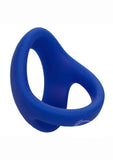 Admiral Cock & Ball Silicone Dual Ring - Blue