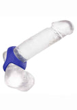 Admiral Cock & Ball Silicone Dual Ring - Blue