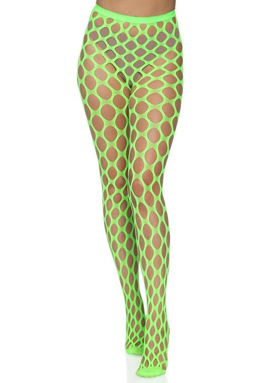 JUMBO POTHOLE NET TIGHTS - O/S