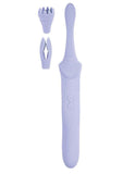 Goddess Lavender Elegance Rechargeable Silicone Dual End Massager - Lavender