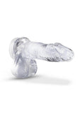 B Yours Plus Ram n' Jam Realistic Dildo with Balls 8in - Clear