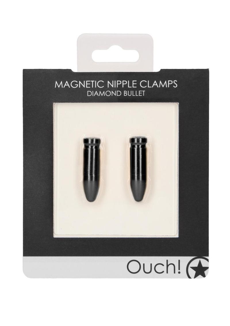 Ouch! Diamond Bullet Magnetic Nipple Clamps