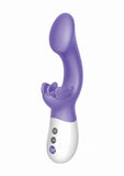 The Rabbit Company The Come Hither G-Kiss Butterfly Silicone Rechargeable Rabbit Vibrator - Purple