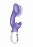 The Rabbit Company The Come Hither G-Kiss Butterfly Silicone Rechargeable Rabbit Vibrator - Purple