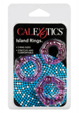 Island Rings Cock Rings (3 piece set) - Pink