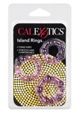 Island Rings Cock Rings (3 piece set) - Purple