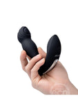 Blue Line Thumper Silicone Rechargeable Prostate Flicking Remote Controlled Stimulator - Black