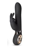 Blush Victoria Rechargeable Silicone Rabbit Vibrator - Black