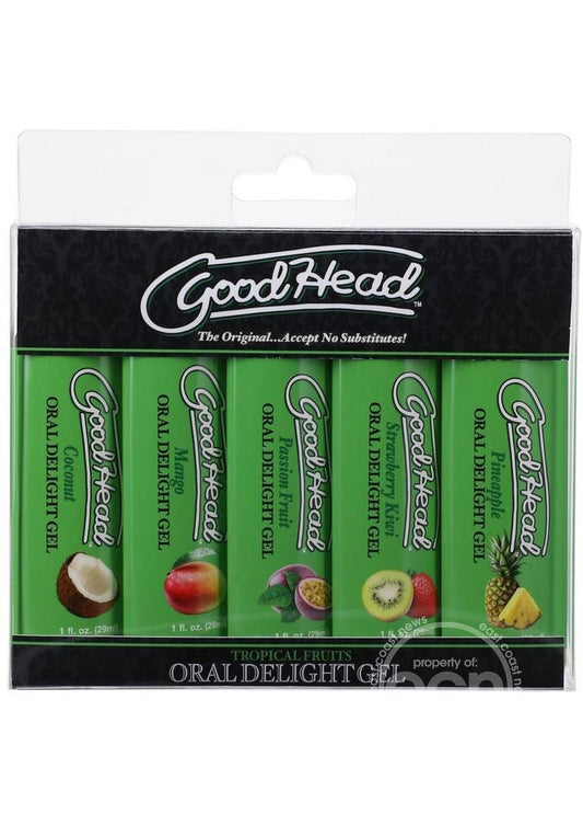 GoodHead Oral Delight Gel (5 Pack) 1oz. - Tropical