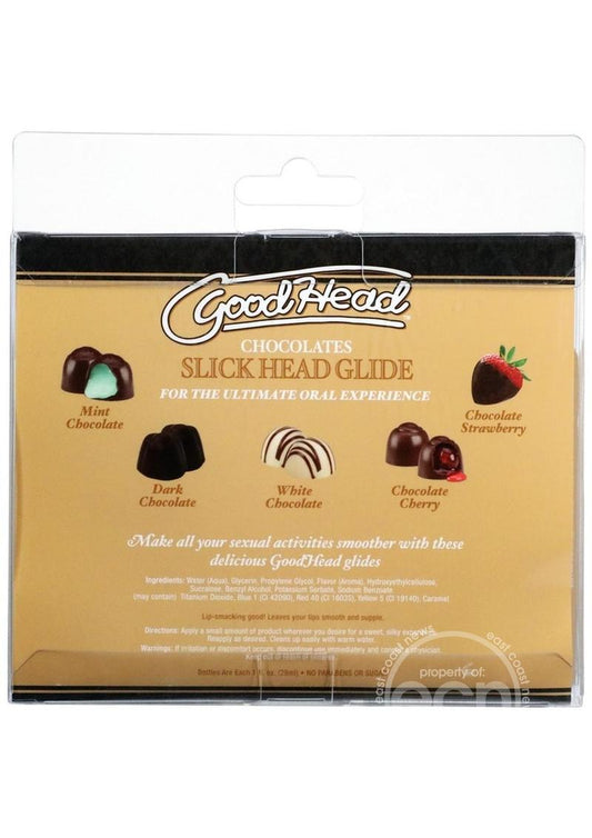 GoodHead Slick Head Glide (5 Pack) 1oz - Chocolates