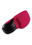 Gender X Body Kisses Rechargeable Silicone Vibrating Suction Massager - Red/Black