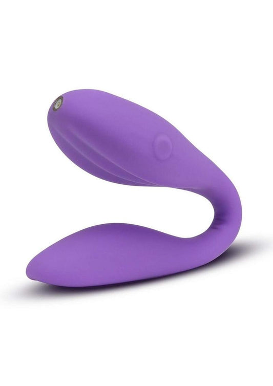 Wellness Duo Rechargeable Silicone Couples Vibrator - Purple