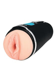 Zolo Blow Master Rechargeable Silicone Masturbator - Black/Blue