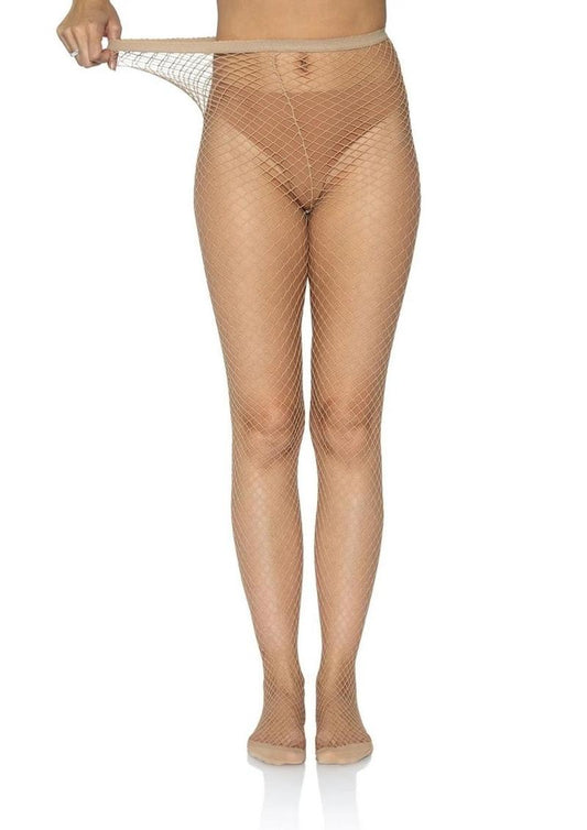 SPANDEX INDUSTRIAL NET TIGHTS OS - NUDE