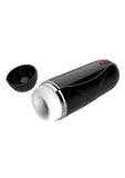 Vibrating Cocksucker Rechargeable Masturbator - Black