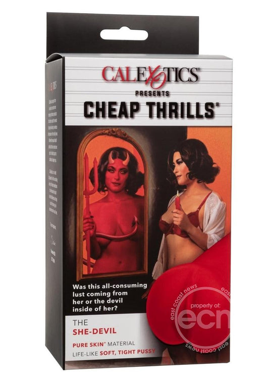 Cheap Thrills The She-Devil Stroker - Pussy - Red