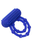 Silicone Rechargeable 10 Bead Maximus Couples Ring - Blue