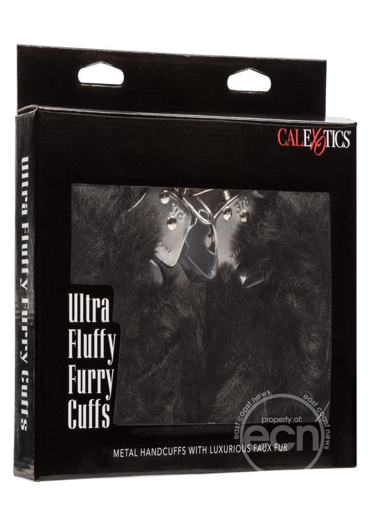 Ultra Fluffy Furry Cuffs - Black