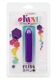 Kyst Fling Rechargeable Silicone Bullet Vibrator - Purple