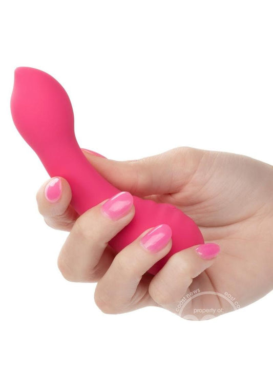 Liquid Silicone Pixies Teaser Rechargeable Vibrator - Pink