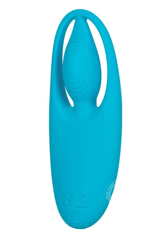 Neon Vibes The Orgasm Vibe Rechargeable Silicone Finger Vibrator - Blue