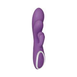 Evolved Rampage Rechargeable Silicone Dual Stimulator Purple