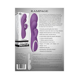 Evolved Rampage Rechargeable Silicone Dual Stimulator Purple