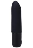 In a Bag Silicone Rechargeable Bullet Vibrator - Black