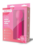 Bodywand My First Mini Wand Vibe Silicone Rechargeable Vibrator - Rose