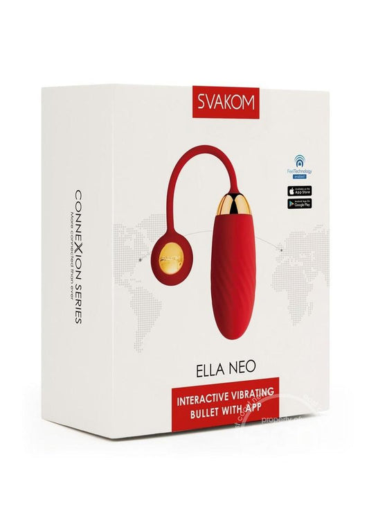 Svakom Ella Neo Silicone Interactive Bullet Vibrator