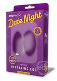 Bodywand Date Night Rechargeable Silicone Egg Vibrator with Remote Control - Purple