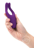 Bodywand Date Night Revel Silicone Rechargeable Couples Vibrator - Purple