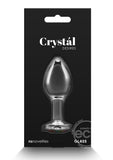 Crystal Desires Rainbow Gem Glass Anal Plugs - Medium