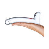 Glas 7 in. Realistic Curved Glass G-Spot Dildo