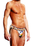 Prowler White Oversized Paw Jock - XXL - White/Rainbow