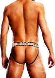 Prowler White Oversized Paw Jock - XXL - White/Rainbow