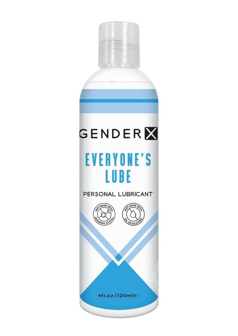 Gender X Everyone's Lube Water Based Lubricant 4oz