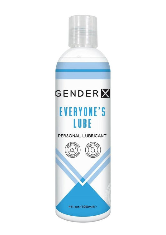 Gender X Everyone's Lube Water Based Lubricant 4oz