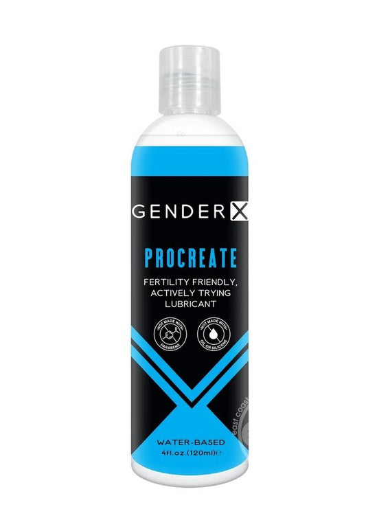 Gender X Procreate Water Based Lubricant 4oz