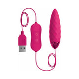 Pipedream OMG! Bullets #Fun USB-Powered Silicone Vibrating Bullet Fuchsia