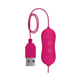 Pipedream OMG! Bullets #Fun USB-Powered Silicone Vibrating Bullet Fuchsia