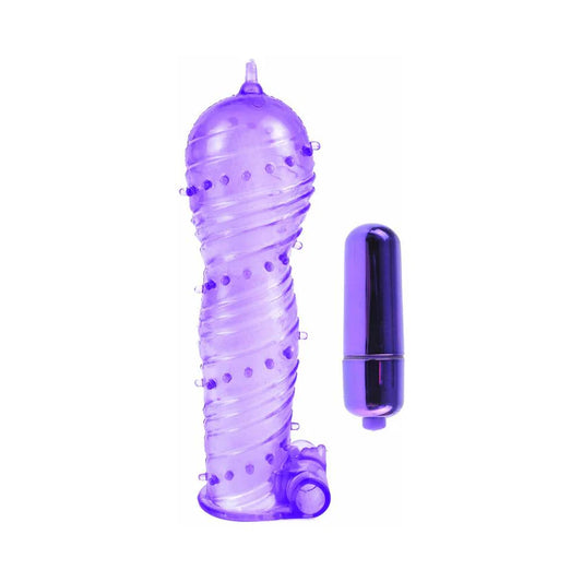 Pipedream Classix Textured Sleeve & Bullet Set Purple